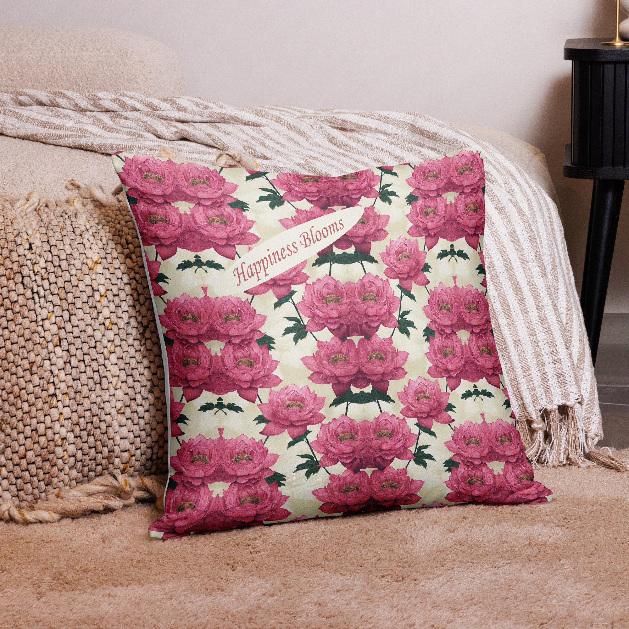 Vintage Floral Decorative Pillow | Classic Throw Pillow Decor